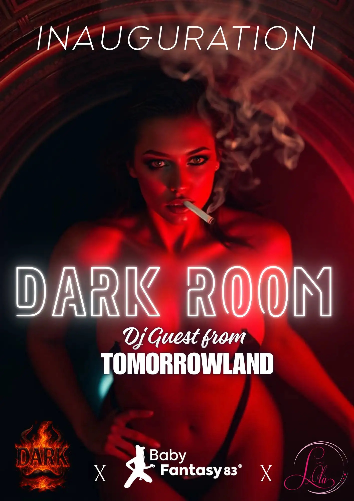 Inauguration de la Dark Room au Lola Club Libertin à Bordeaux.