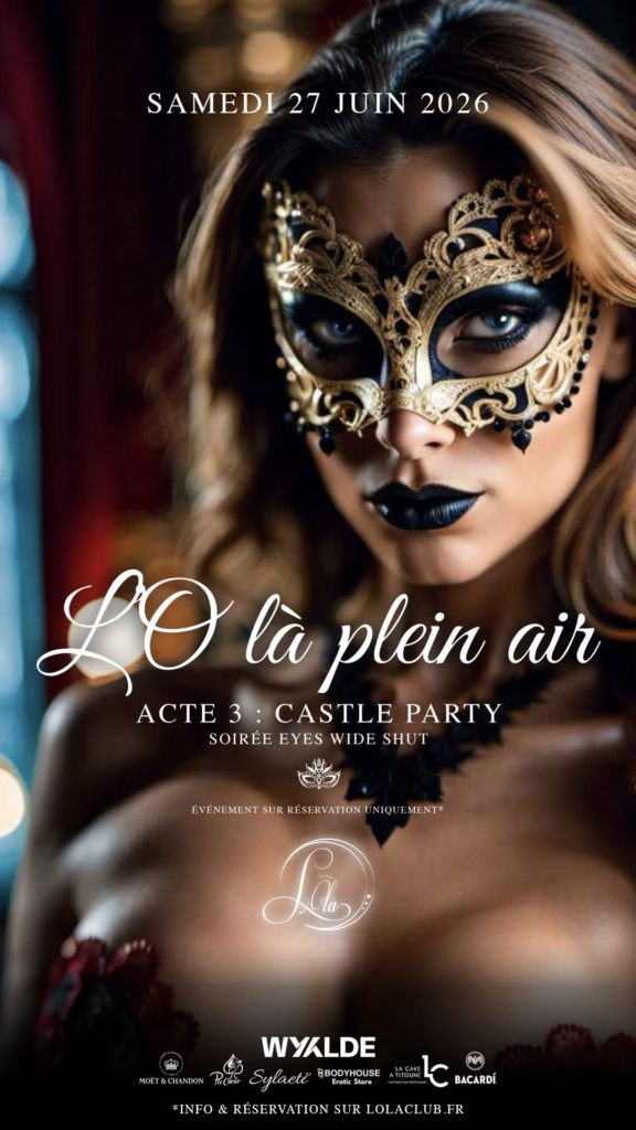 Soirée Eyes Wide Shut au château organisée par L’Ôlà, club libertin près de Bordeaux